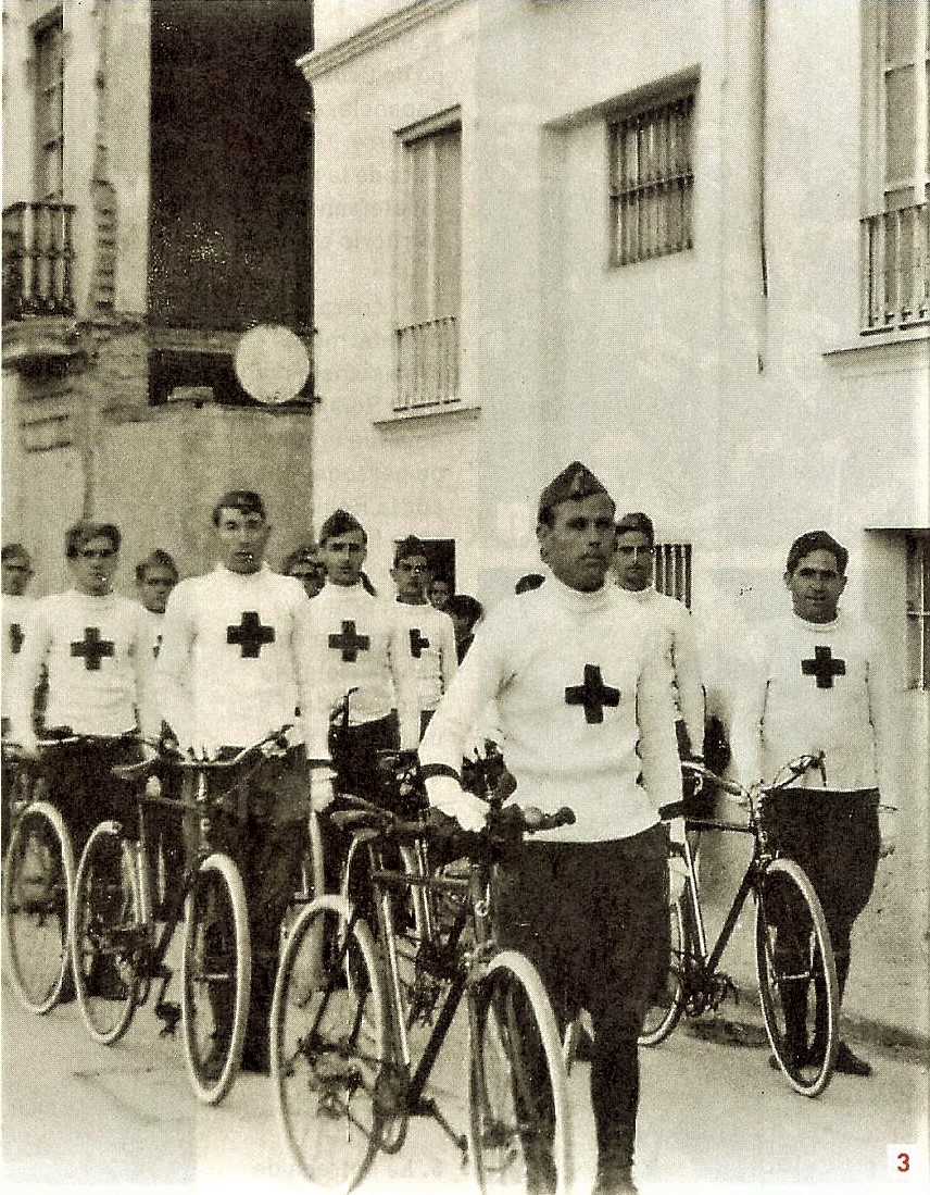 Brigada Ciclista de la Creu Roja.
