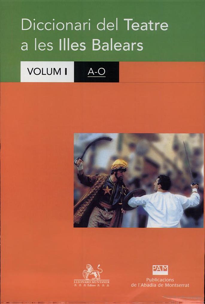 Portada Llibre Teatre a les Illes Balears - 2003