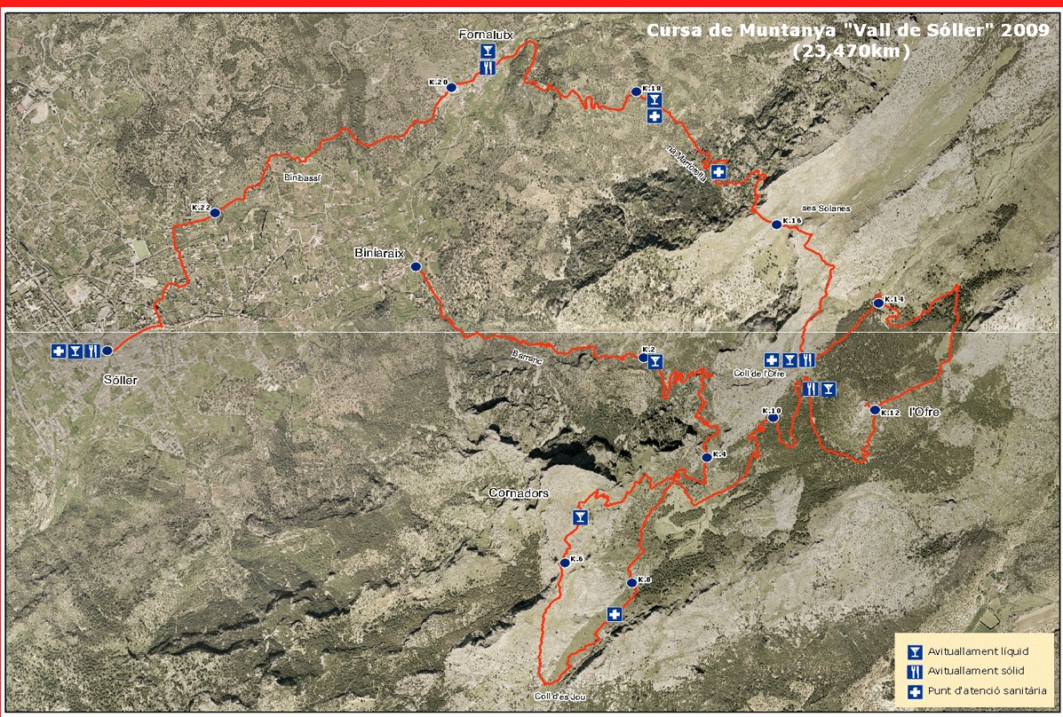 Recorregut Mitja Marat Muntanya 2009
